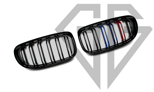 Решетка радиатора ноздри BMW E90 E91 (2008-2012) M-color / Рестайлинг