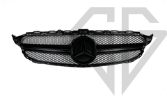 Решетка радиатора Mercedes C-Class W205 (2014-2018) AMG Black