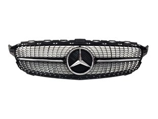 Решітка радіатора Mercedes C-Class W205 (2014-2018) Diamond Black