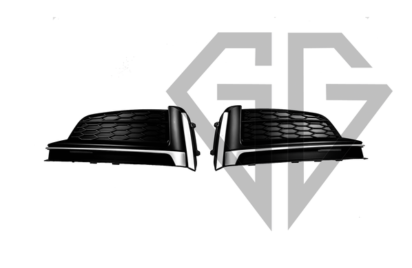 Решетки переднего бампера на Audi S5 F5 (2016-2020)