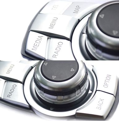 Накладки на кнопки iDrive для BMW / E60 E70 E90 F01 F02 F07 F10 F15 F20 F30 F33 F36 F34 F40 F39 F25 F26