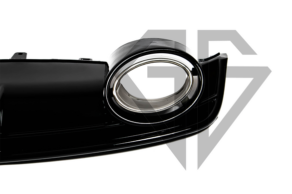 Диффузор с насадками в стиле RS Audi A7 4G8 (2014-2017) в обычный бампер