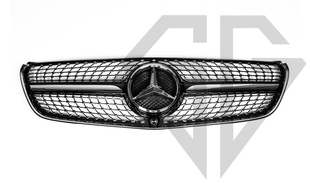 Решітка радіатора Mercedes V-Class W447 (2014-2019) Diamond Black