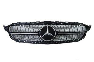 Решетка радиатора Mercedes C-Class W205 (2018-2020) Diamond Black