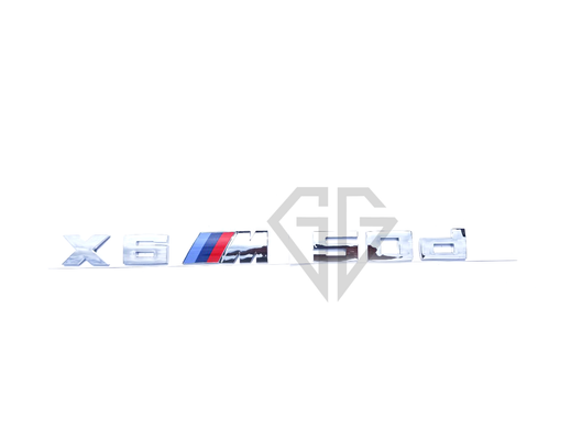 Реплика  эмблемы - X6M 50d для BMW X6 F16 F86 G06