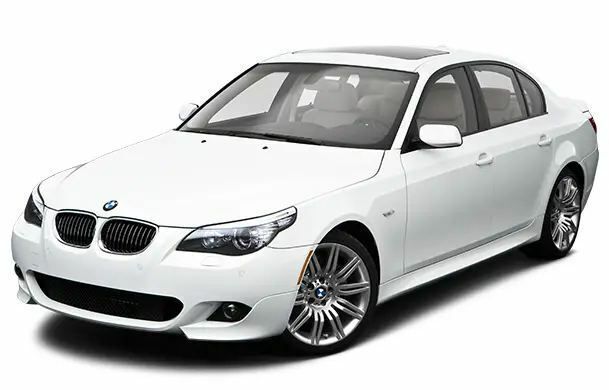 BMW 5 Series E60 E61 2003-2010 Fully Tailored Deluxe Rubber Car Mats – Black – 4pc Set