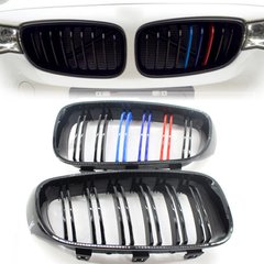Решетка радиатора ноздри M Performance BMW F34 GT M-color | 2013-2019