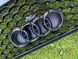 Решетка радиатора Audi Q7 (2015-2020) Черная в стиле RS