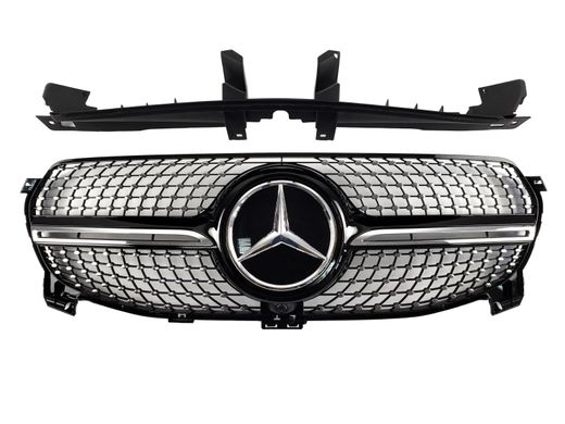 Решетка радиатора Mercedes GLE-Class W167 (2019-2022) Diamond Black