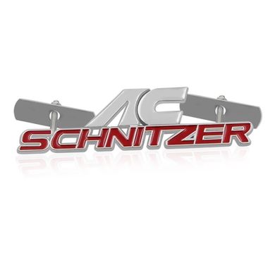 Шильдик на решетку радиатора "AC Schnitzer" / E39 E46 E60 E65 E70 E90 F01 F10 F15 F20 F30