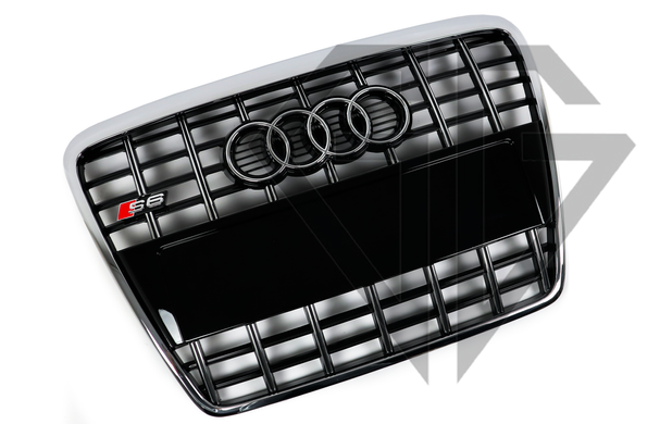 Решетка радиатора на Audi A6 C6 (2004-2011) Cтиль S6