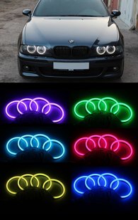 Ангельські очі Cotton для BMW E36 / Е38 / E39 / E46 RGB