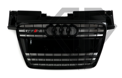 Решетка радиатора Audi TT (2010-2014) Черная в стиле TTS