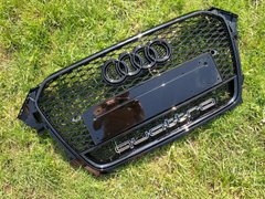 Решетка радиатора Audi A4 2011-2015 год  QUATTRO (в стиле RS)