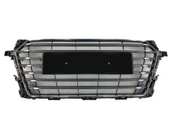 Решетка радиатора Audi TT (2014-2018) Черная с хромом в стиле S-Line