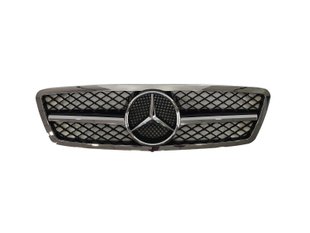 Решетка радиатора Mercedes C-Class W203 (2000-2007) SL Chrome Black