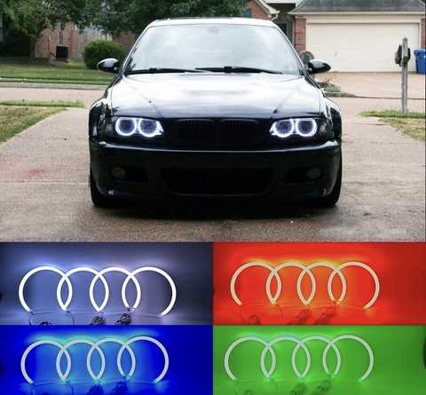 COB, Cotton LED, RGB, Crystal, Iconic Angel Eyes BMW