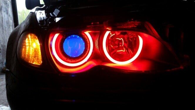 Ангельские глазки Cotton для BMW E46 RGB