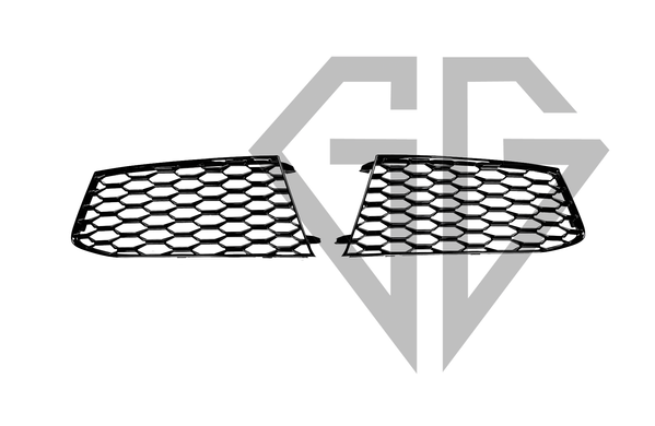 RS решетки переднего бампера на Audi A6 C7 / A7 4G