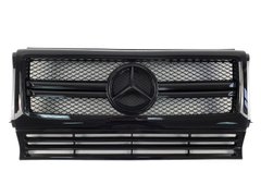 Решетка радиатора Mercedes G-Class W463 (1990-2018) All Black в стиле AMG