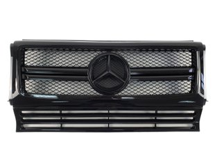 Решітка радіатора Mercedes G-Class W463 (1990-2018) All Black у стилі AMG