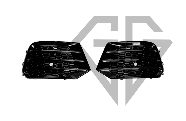 Решетки переднего бампера в стиле S-Line на Audi Q3 8U (2014-2018)