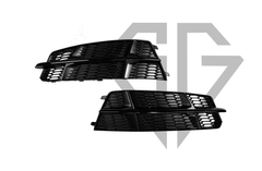 Решетки переднего бампера в стиле S-Line на Audi A6 C7 2014-2018 года
