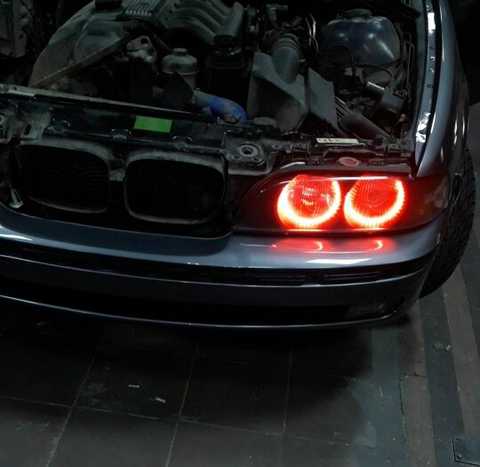 Ангельские глазки CCFL на BMW E36