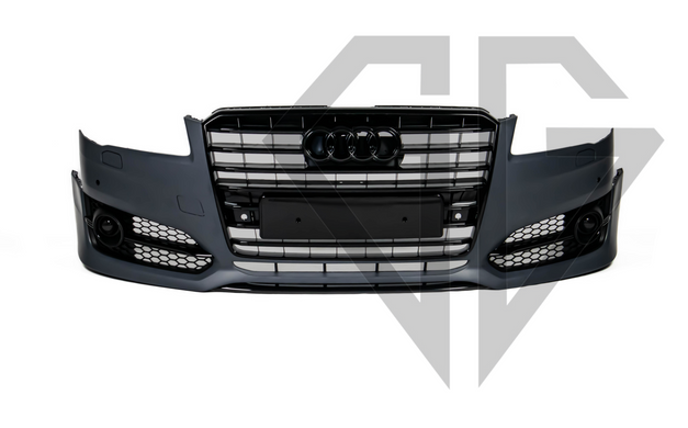 Передний бампер в стиле S-Line Audi A8 D4 (2014-2017)