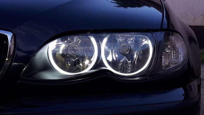 Ангельские глазки белые BMW Е46 (CCFL)