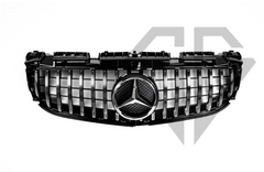 Решетка радиатора Mercedes SLC-Class R172 (2016-2020) GT Chome Black