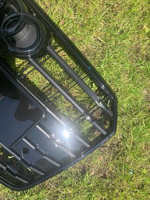 Решетка радиатора Audi A7 (2014-2017) Черная в стиле S-Line