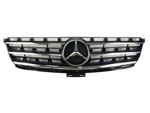 Решетка радиатора Mercedes ML-Class W166 (2011-2015) под оригинал Chrome Black