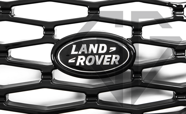 Решетка радиатора з жабрами Range Rover Vogue (2013-2017) ALL Black SVO