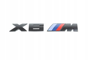 Реплика BMW X6M эмблема шильдик наклейка значок хром БМВ мат