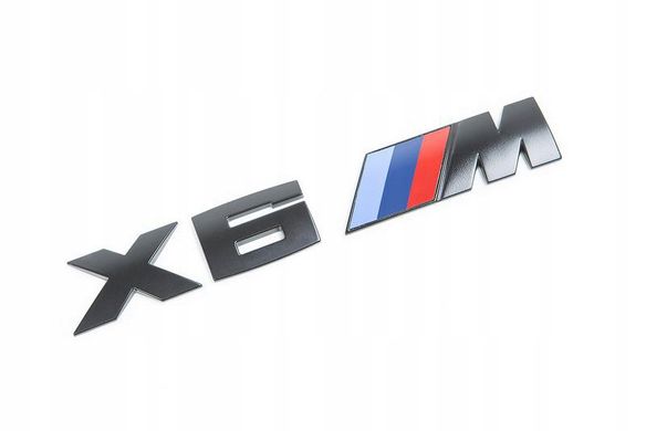 Реплика эмблемы X6M
