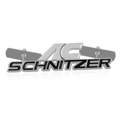 Шильдик на решетку радиатора "AC Schnitzer" / E39 E46 E60 E65 E70 E90 F01 F10 F15 F20 F30