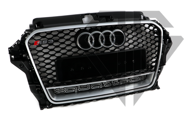 Решетка радиатора Audi A3 8V (2013-2016) QUATTRO в стиле RS