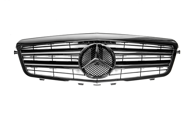 Решетка радиатора Mercedes E-Class W212 (2009-2013) CL Chrome Black