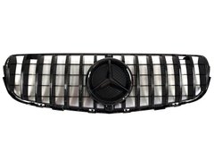 Решетка радиатора Mercedes GLC/GLC Coupe-Class X253/C253 (2015-2019) Черная