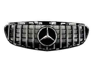 Решітка радіатора Mercedes E-Class W212 (2013-2016) GT Chrome Black