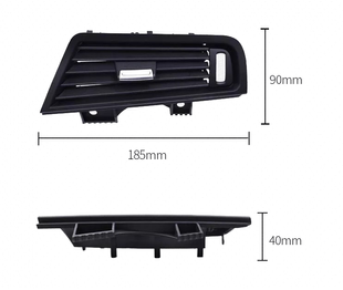 Правий дефлектор пічки клімату, повітропровід BMW F10 F11 БМВ