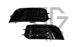 Решетки переднего бампера на Audi A1 (2010-2014) в стиле RS1