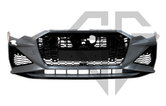 Передний бампер Audi A6 C8 (2018-2022) в стиле RS6 под дистронник