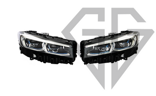 Передние фары BMW  G11/G12 (2015-2019) Full Led в стиле Laser апгрейд в LCI