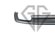 Диффузор Audi A4 2011-2015  S line стиль бампер с лайн