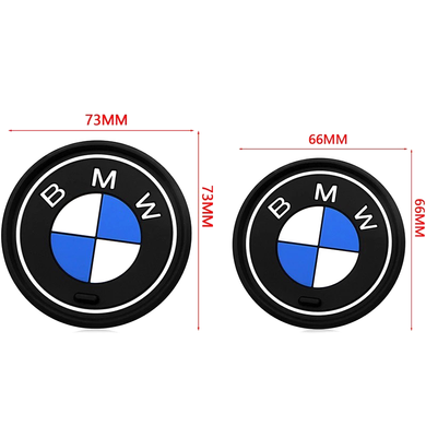 Коврики в подстаканники BMW E60 E70 E90 F01 F10 F15 F20 F25 F30 F32 F36, 6.6 см для BMW 1 series/2 series/3 series/4 series / X1