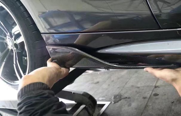 Лезвия на пороги , накладки на пороги карбон BMW M2 F87 M Performance