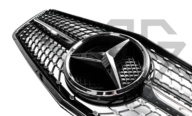 Решетка радиатора Mercedes E-Class W212 (2009-2013) Diamond Black