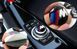 Наклейка на пульт мультимедии джойстик BMW M / 29 мм / E60, E70, E90, F10, F30, F01